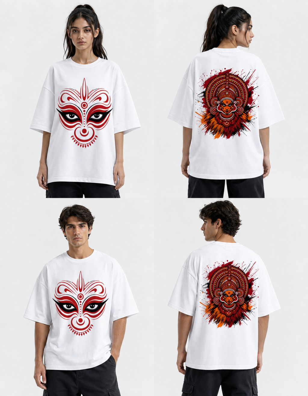 THEYYAM // THE WRATH OF GODS TEE  Premium Unisex 260 GSM Terry Oversized Tee